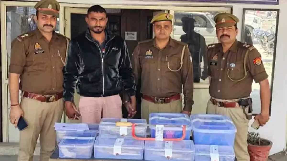 गाजियाबाद में अवैध तमंचा फैक्ट्री का खुलासा, एक गिरफ्तार